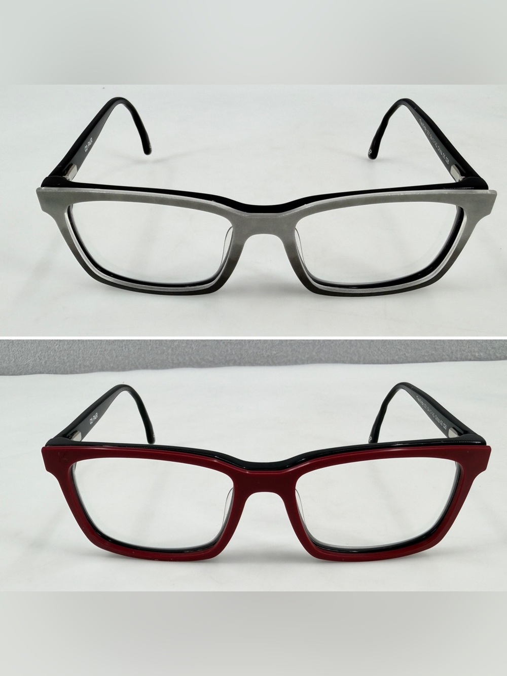 Pair Eyewear Glasses Kirby Black Frames 54-17-140 Pocket Case 2 Magnetic Toppers - Picture 12 of 16